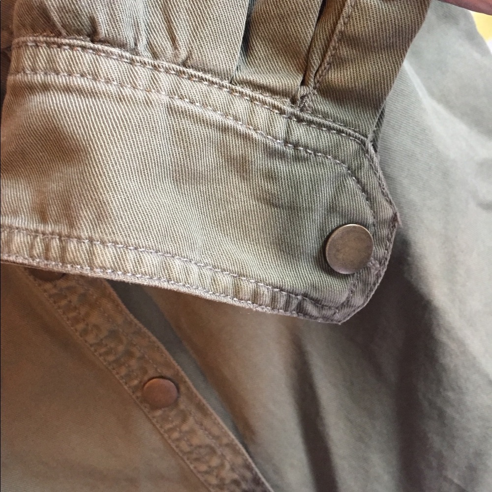 🔥5/$25- Forever 21 Vintage Jean Jacket/Shirt Sz S - Picture 8 of 9